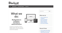 Desktop Screenshot of blackcatsoftware.us