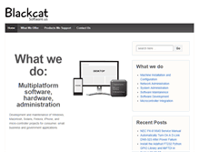 Tablet Screenshot of blackcatsoftware.us
